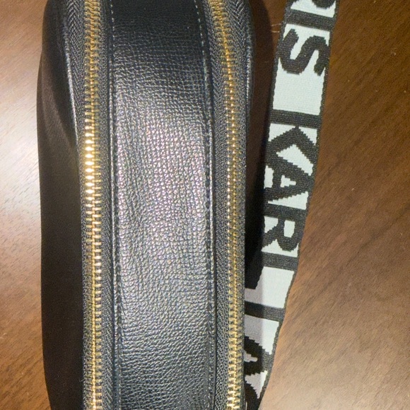 Karl Lagerfeld Black Travel Crossbody with Logo Strap - Picture 10 of 15